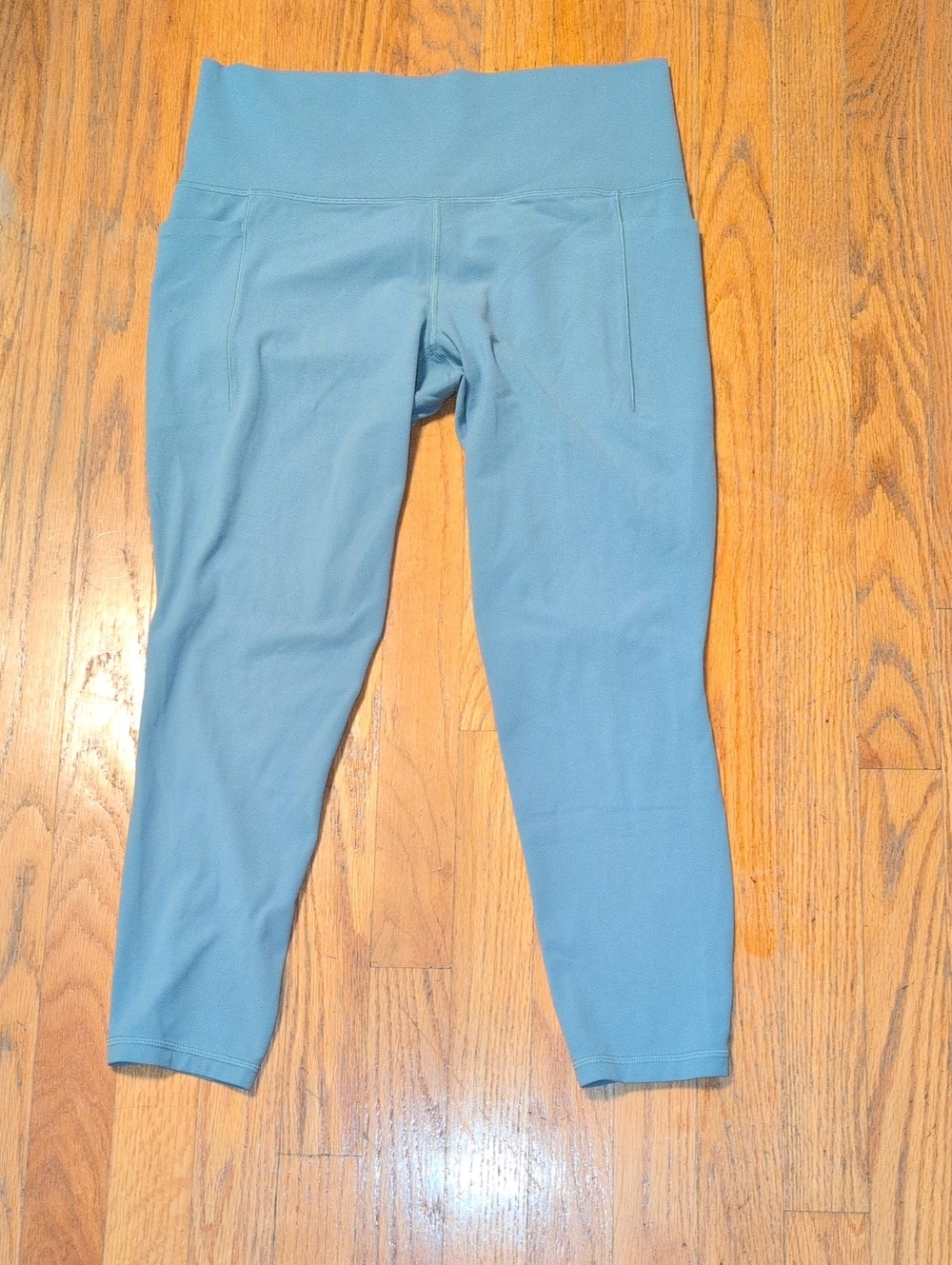 Athleta Sky Blue High-Rise Capri Leggings